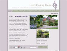 Tablet Screenshot of laskillcountryhouse.co.uk